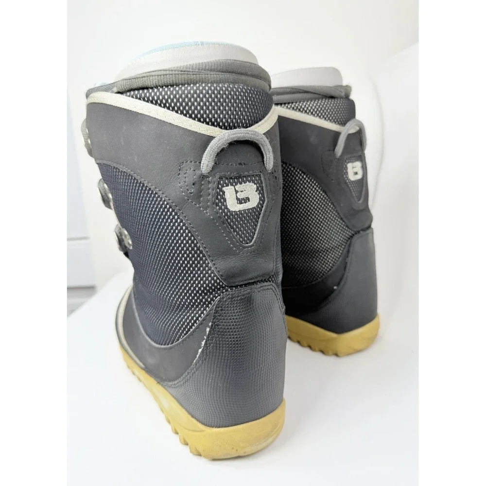 Burton‎ Glide Women's Snowboard Boots Black sz 8- Black-Grey-white